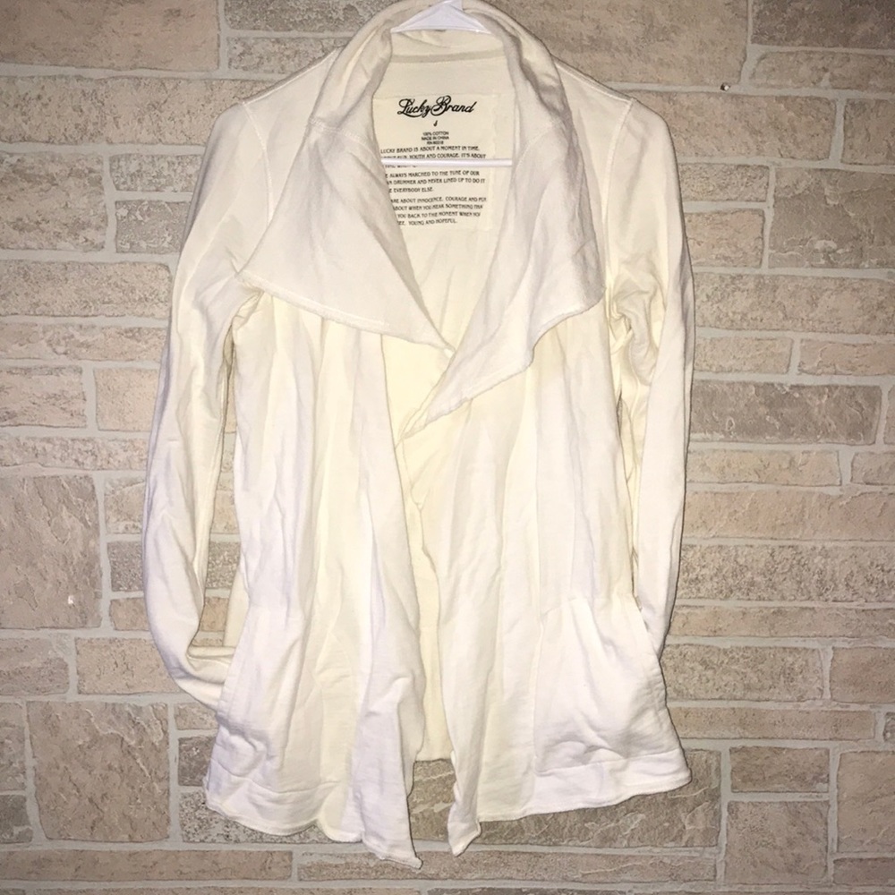 ✅Lucky Brand Open Cardigan Style Sweatshirt